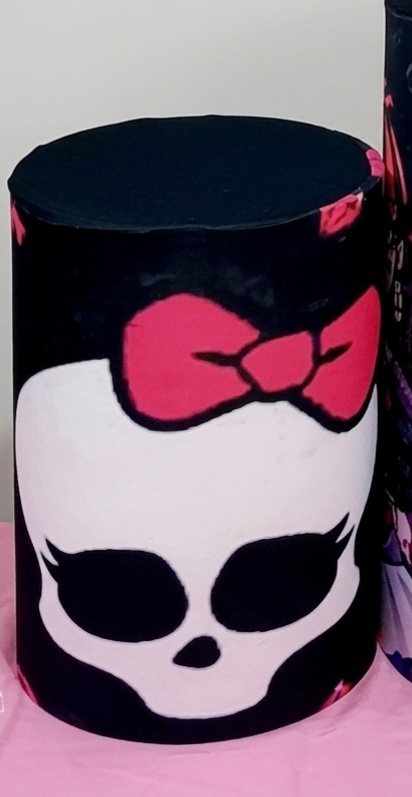 Capa de Cilindro Monster High M - Pegue e Dekore