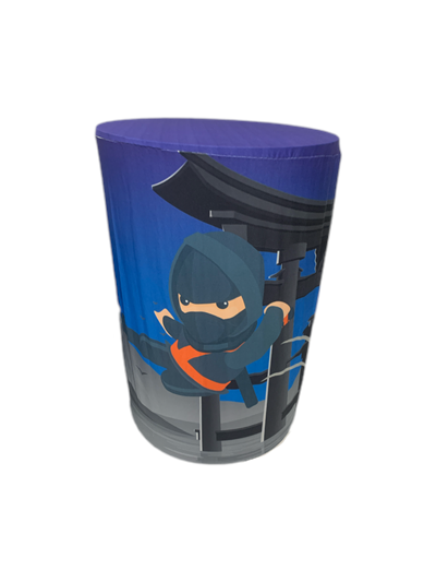 Capas de Cilindros Sublimado Ninja G - Pegue e Dekore