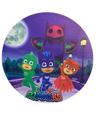 Painel Sublimado Pj Masks - Pegue e Dekore