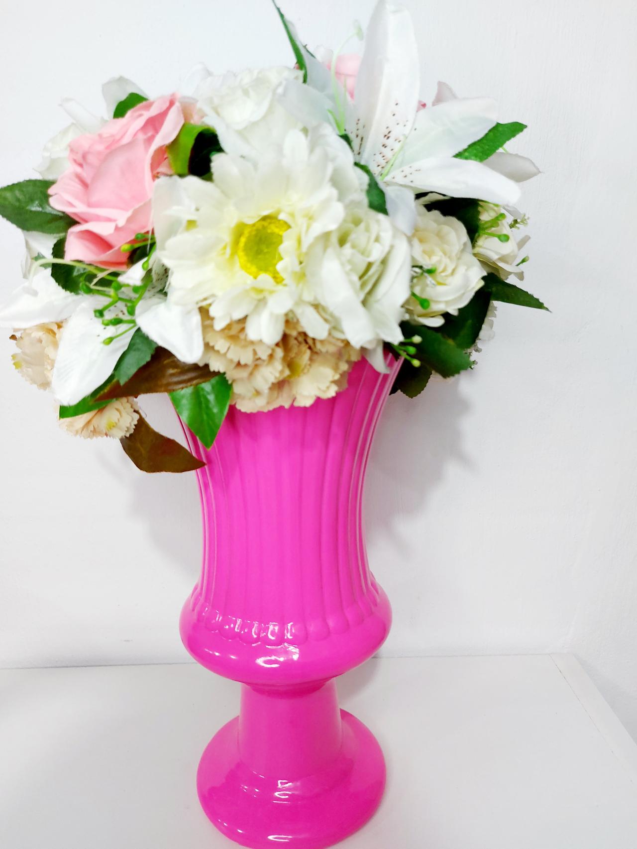 Vaso Charme G Rosa Barbie - Pegue e Dekore
