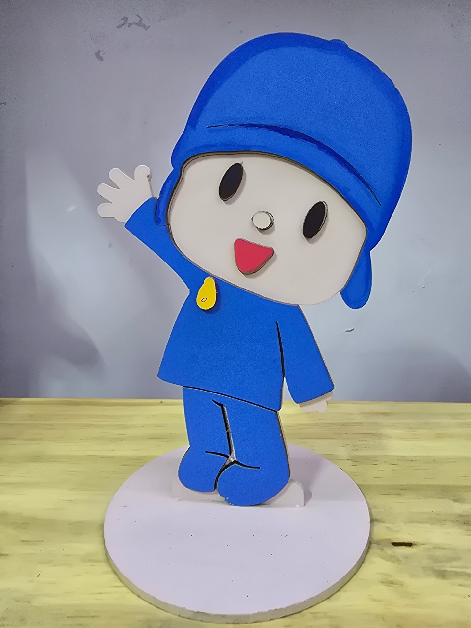 Display 3D Personagem Pocoyo - Pegue e Dekore