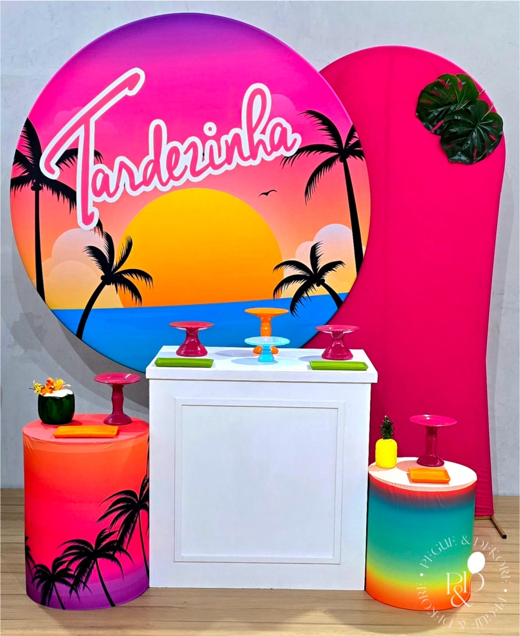 Kit Elegance Tardezinha Boiserie - Coleção: Praia & Diversão - Pegue e Dekore