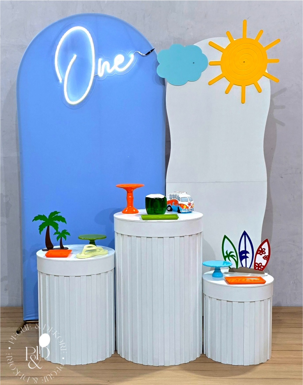 Kit Elegance Praia (K7852) - Coleção: Praia & Diversão - Pegue e Dekore