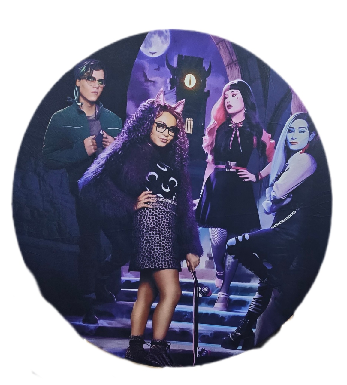 Painel Sublimado Monster High  O Filme  - Pegue e Dekore