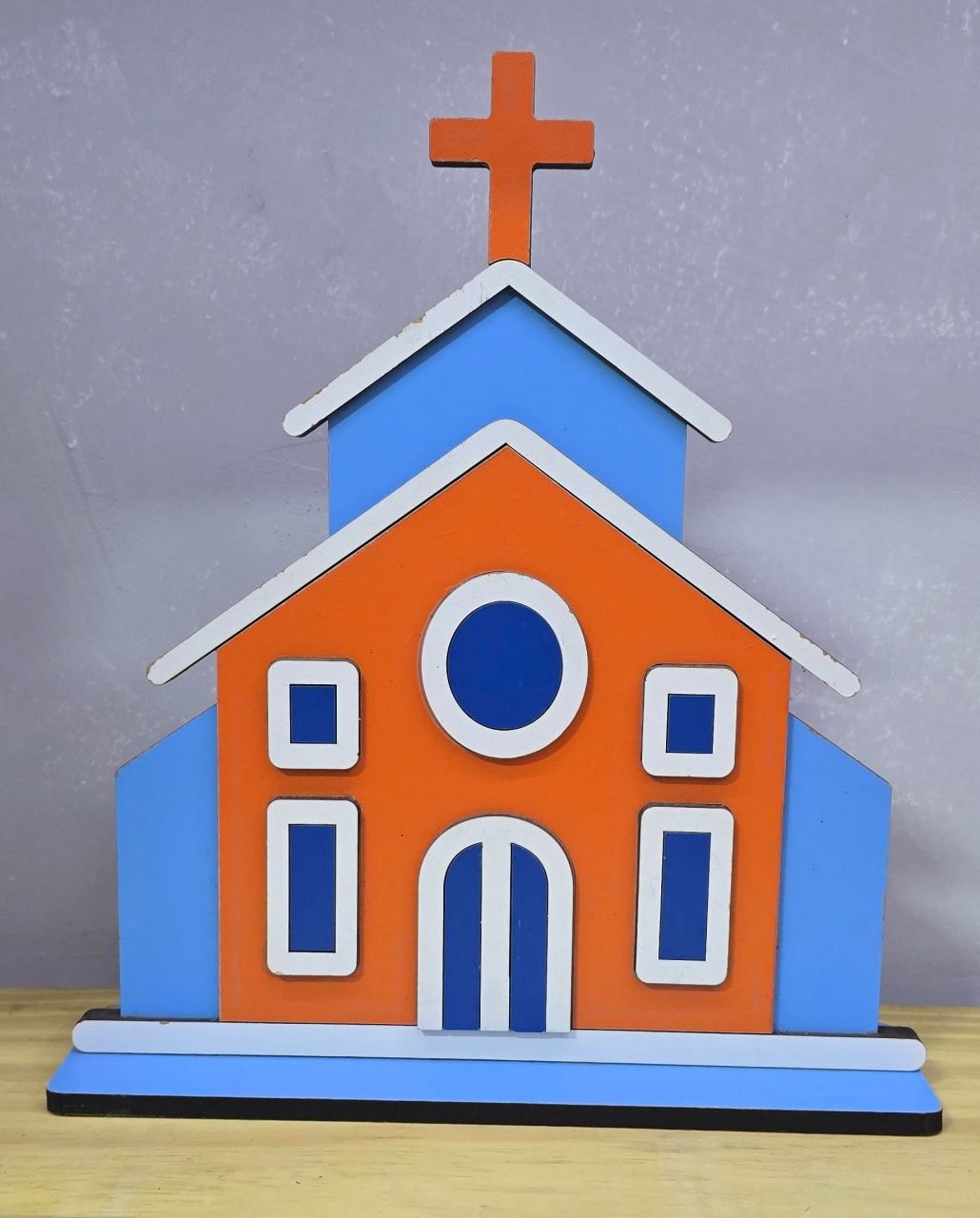 Display 3D Capela Junina - Pegue e Dekore