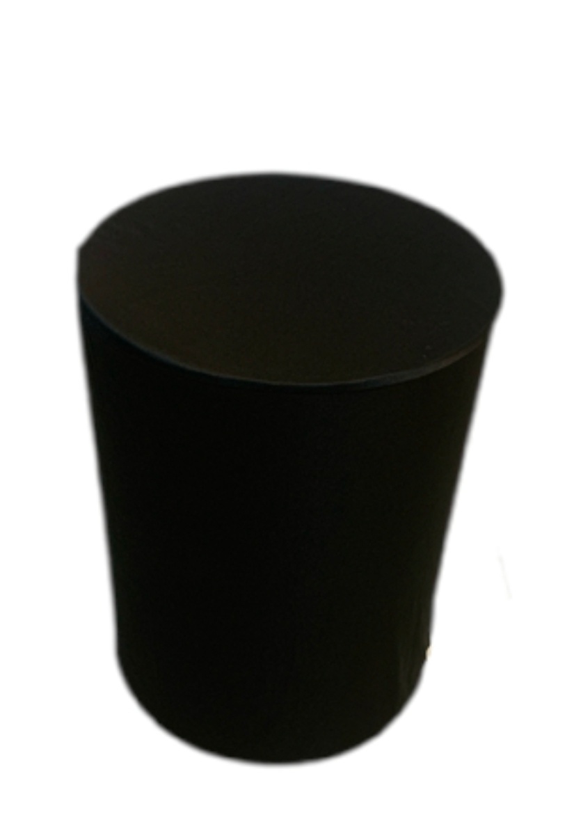 Capa de Cilindro Preto M - Pegue e Dekore