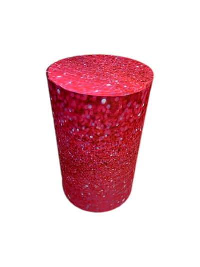 Capa de Cilindro Sublimado Glitter Rosa Pink G - Pegue e Dekore