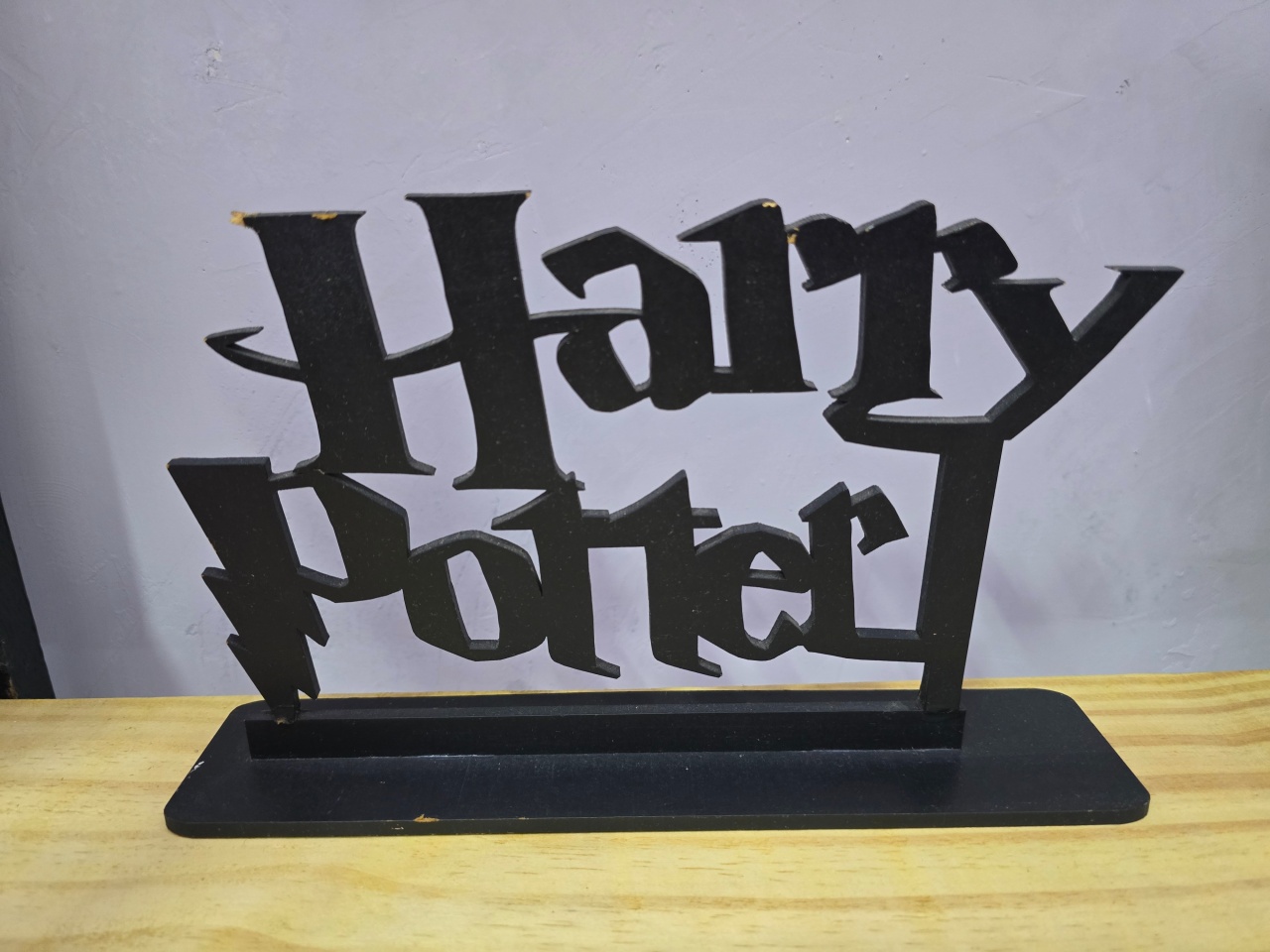 Display 3D Placa Harry Potter - Pegue e Dekore