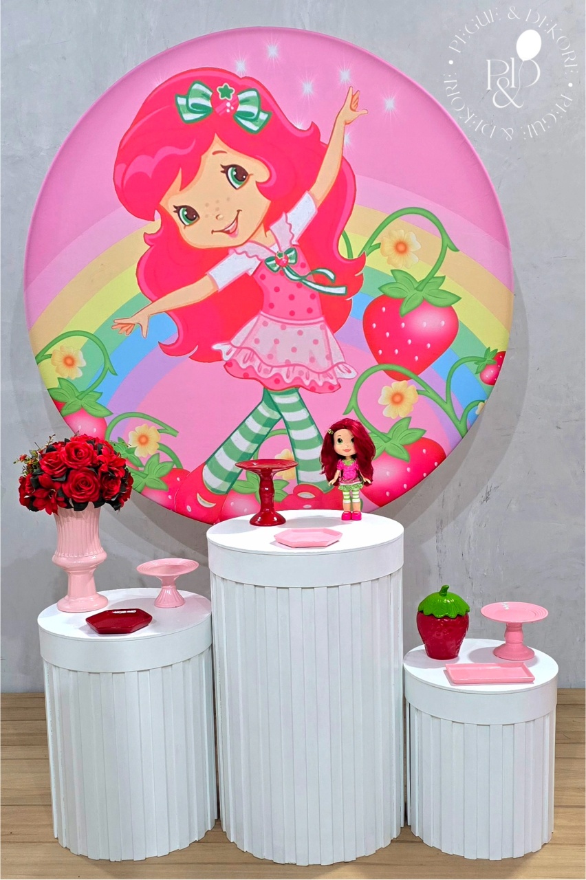 Kit Essencial Moranguinho (K6057) - Coleção:frutas - Pegue e Dekore
