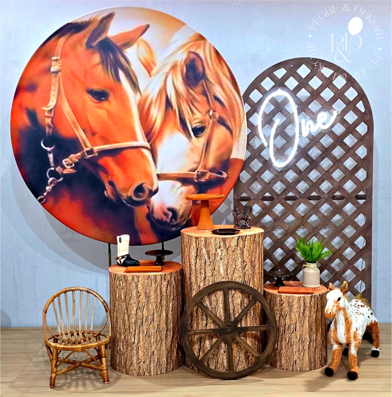 Kit Elegance Cavalos 2 - Coleção:haras - Pegue e Dekore