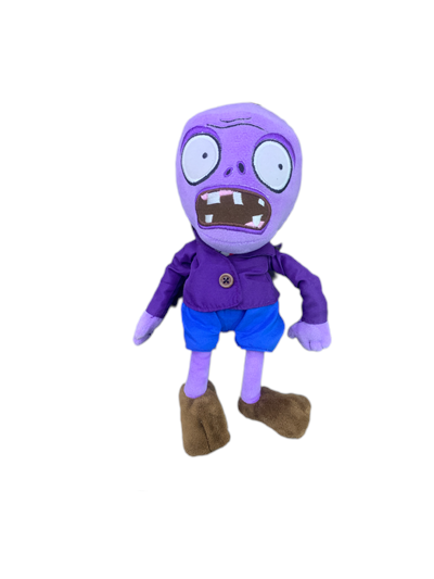 Pelúcia Zombie Roxo  Planta Vs Zombie - Pegue e Dekore