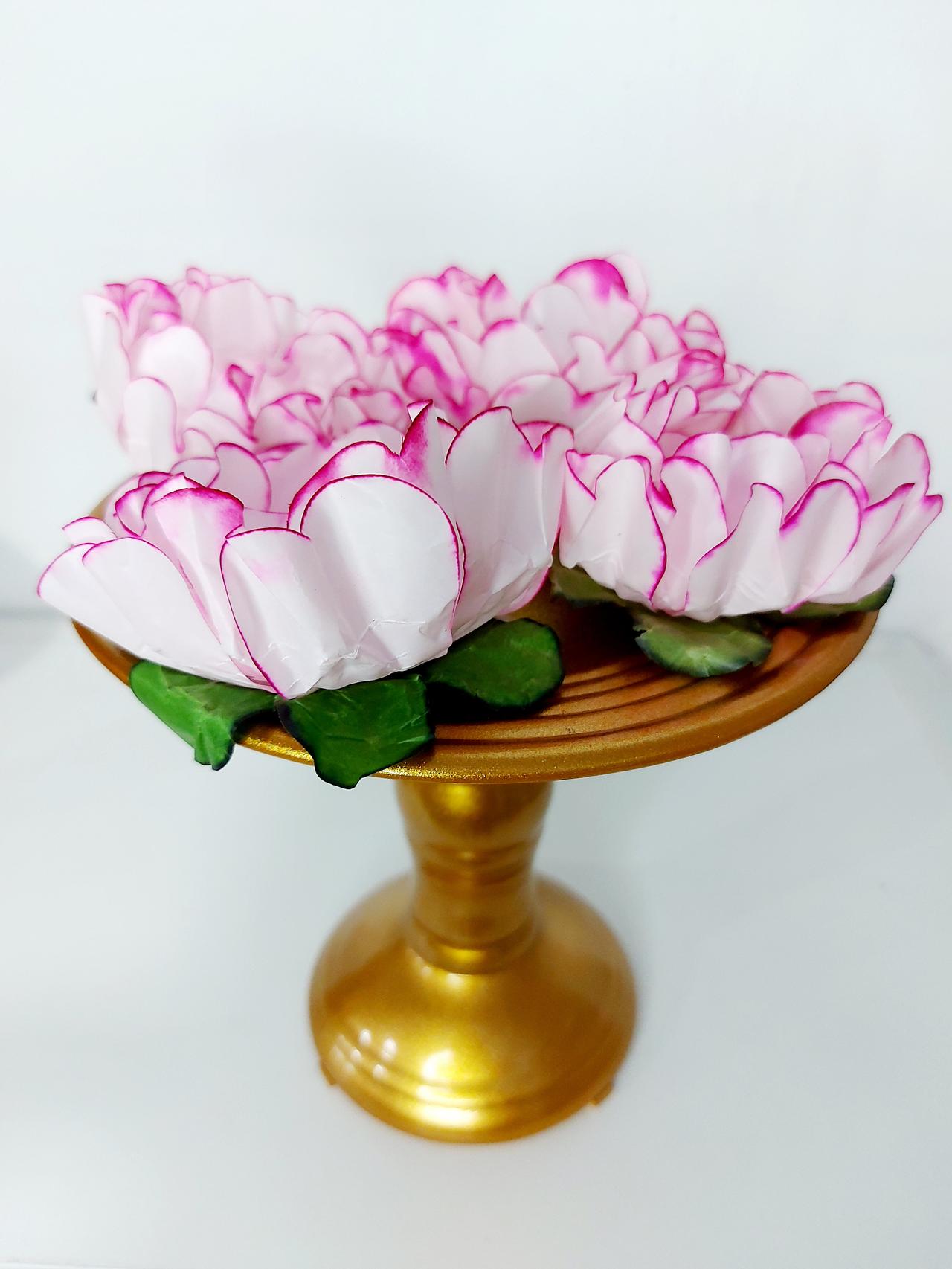 Boleira Romana P (Alta) Dourada - Pegue e Dekore