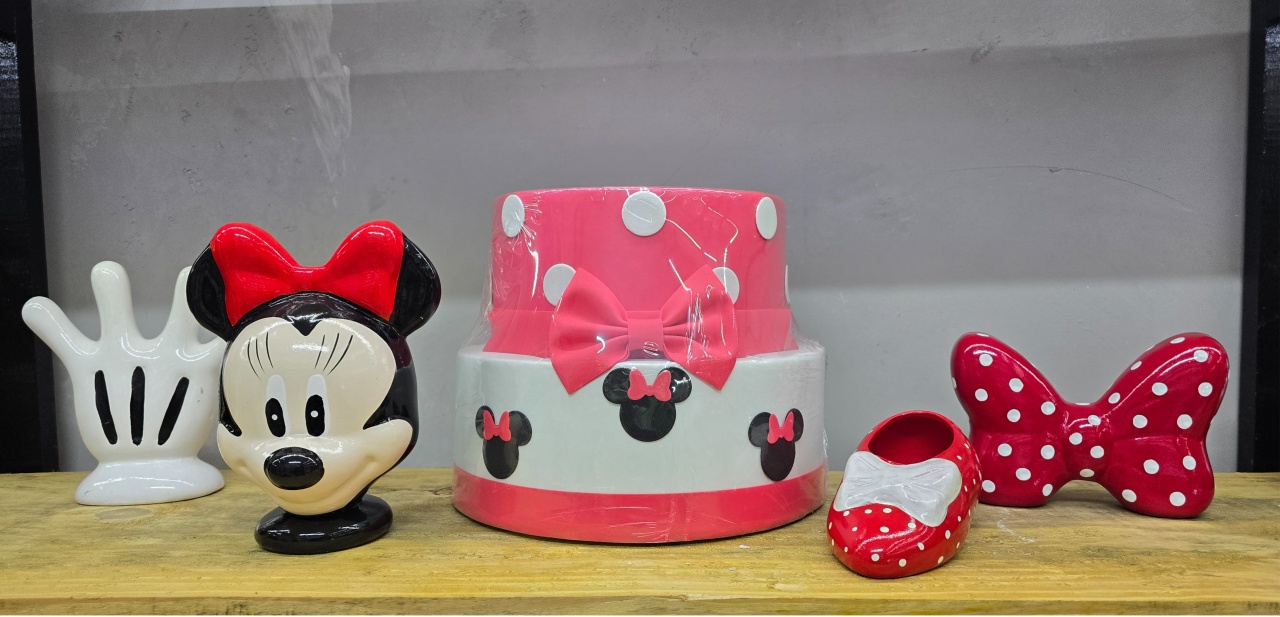 Kit Decoradora Economiza (Minnei Vermelha) - Pegue e Dekore