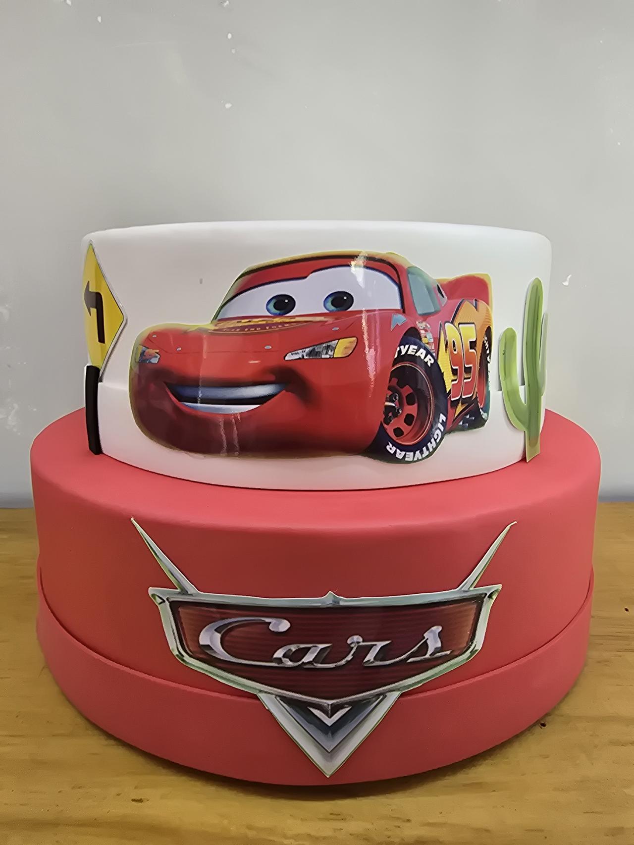 Bolo Fake Carros Disney - Pegue e Dekore