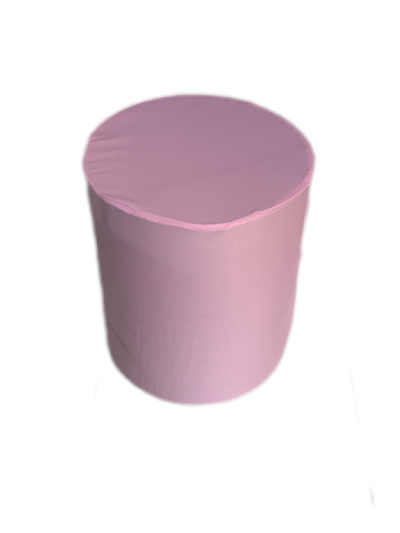 Capa de Cilindro Rosa Claro - Pegue e Dekore