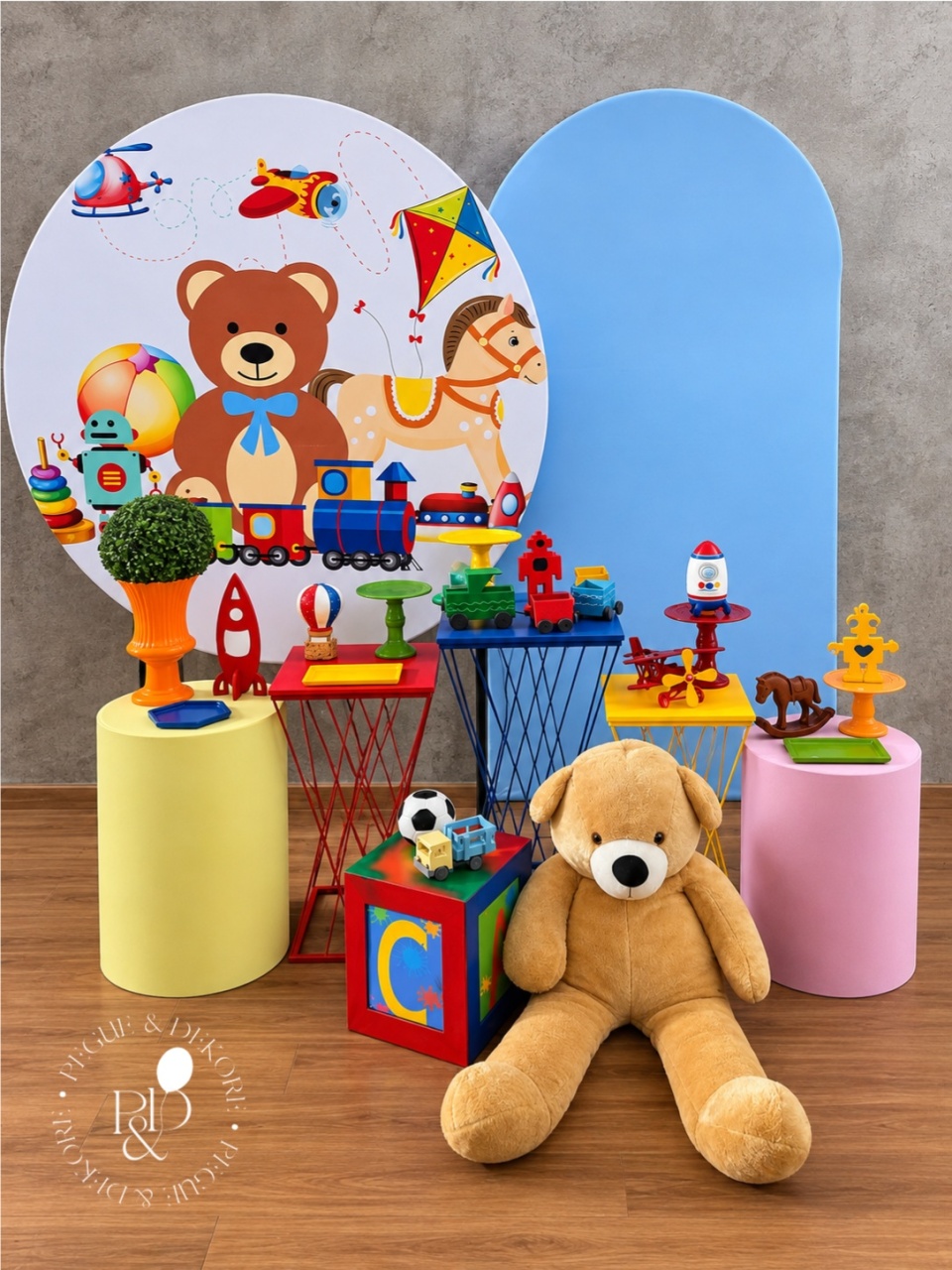 Kit Elegance Brinquedos (K8756) - Coleção:pequenos Passos - Pegue e Dekore