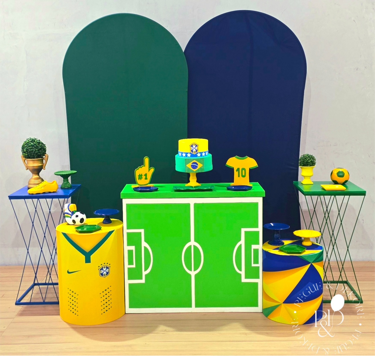 Kit Signature Copa Brasil 3 - Coleção:futebol - Pegue e Dekore