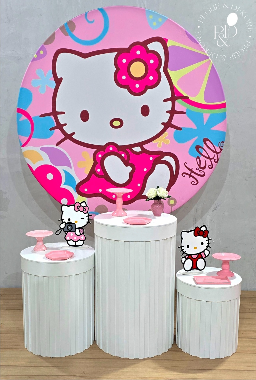 Kit Essencial Hello Kit (K3197) - Coleção:gatinha - Pegue e Dekore