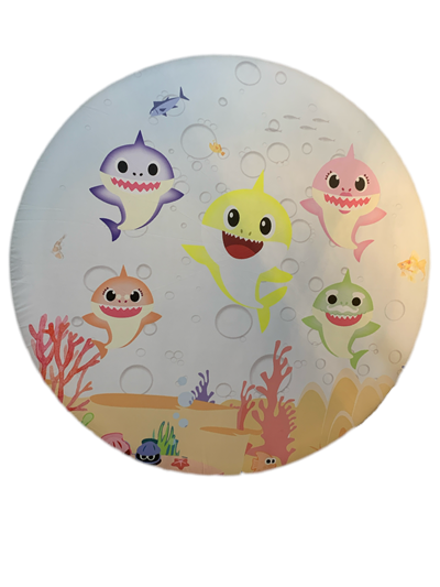 Painel Sublimado Baby Shark Candy - Pegue e Dekore