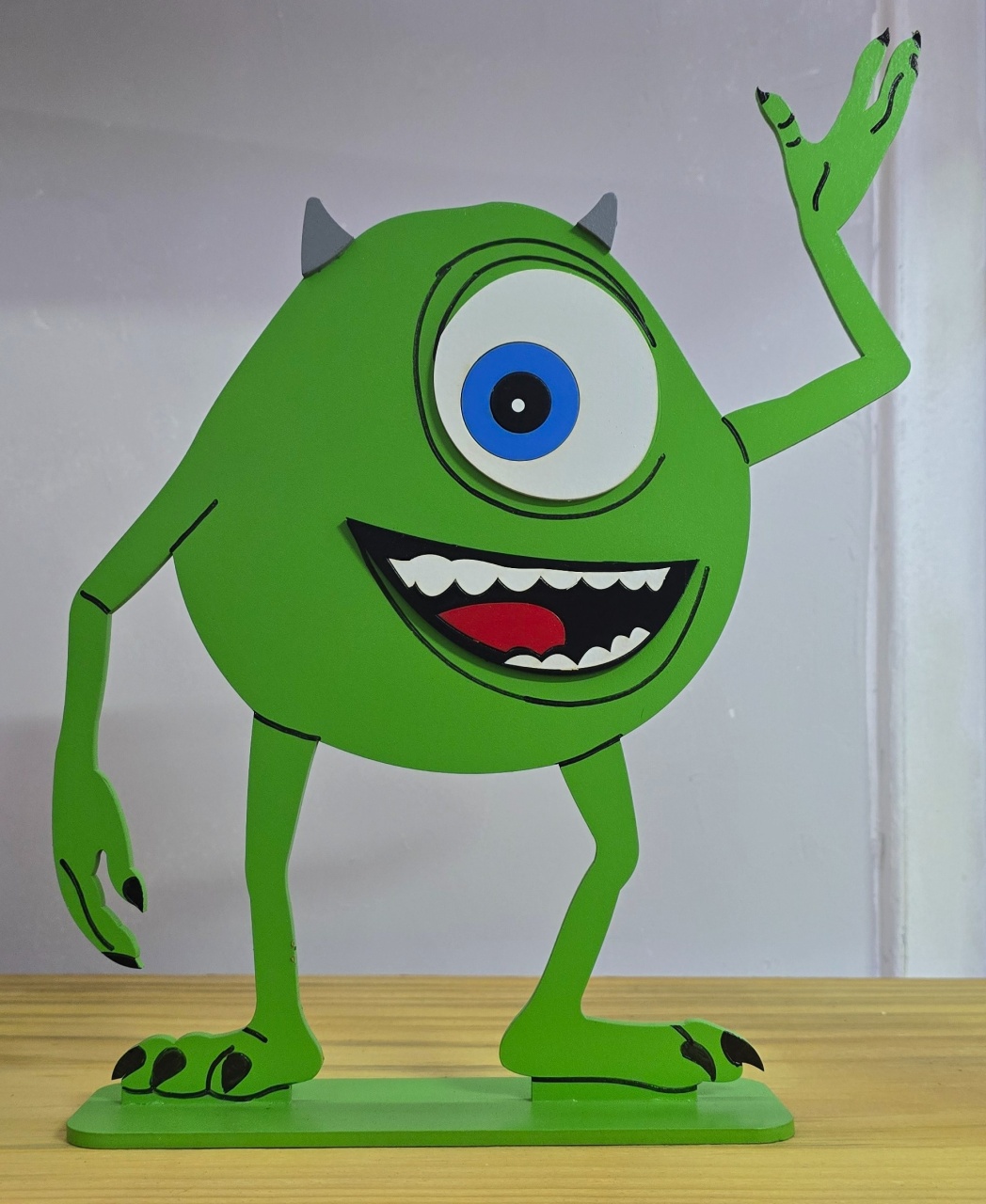 Display 3D Monstrons Sa Mike - Pegue e Dekore