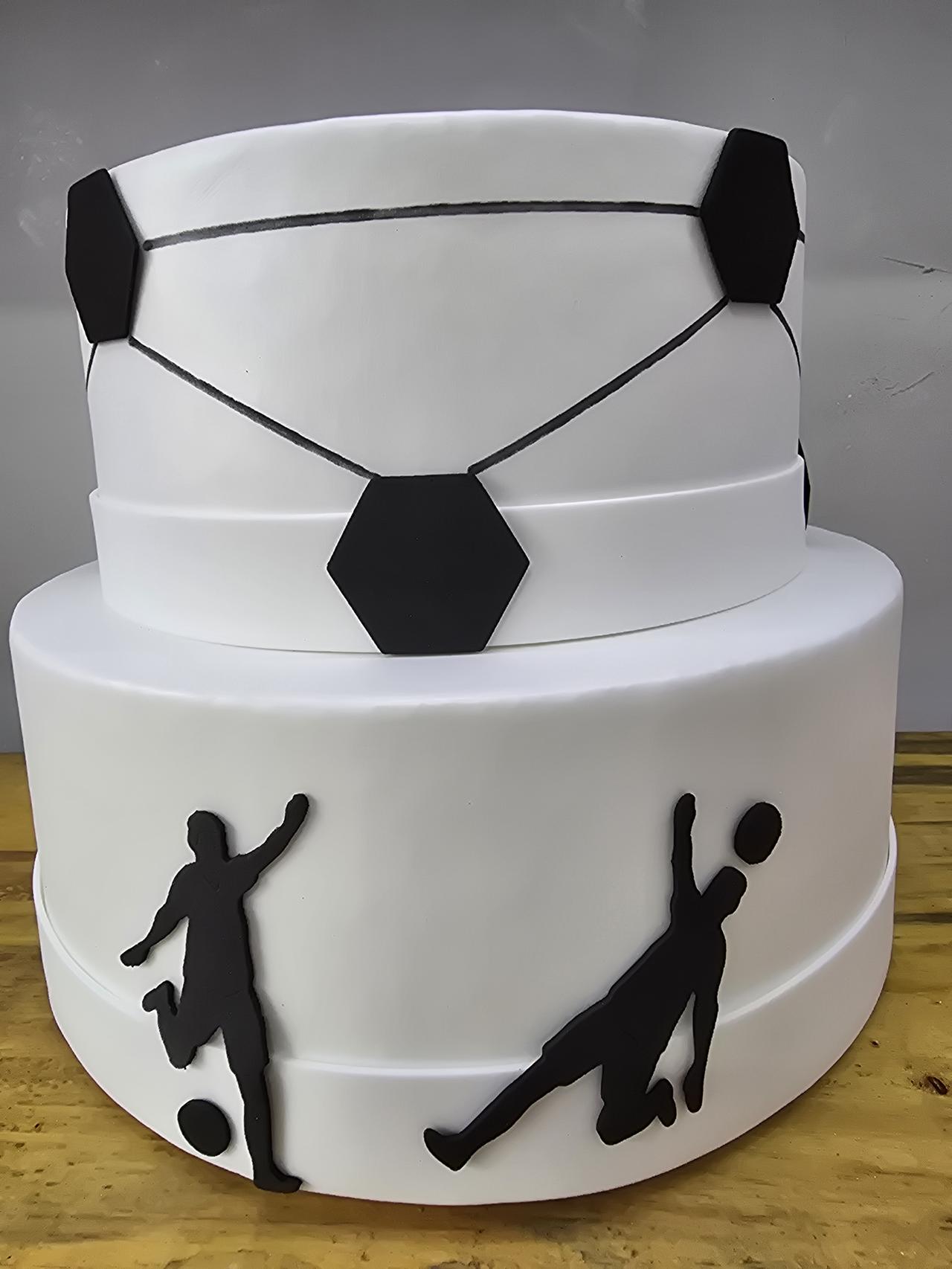 Bolo Fake Futebol - Pegue e Dekore