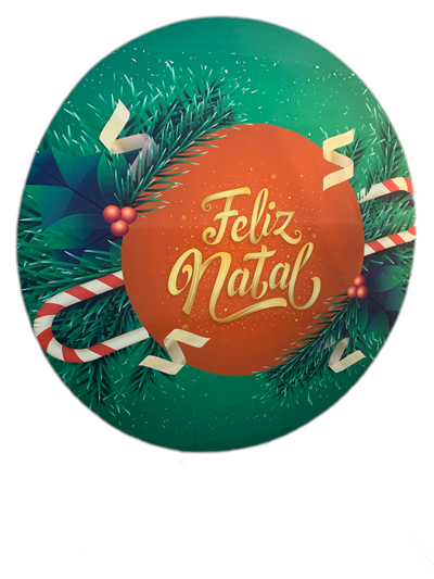 Painel Sublimado Natal Mod.2 - Pegue e Dekore