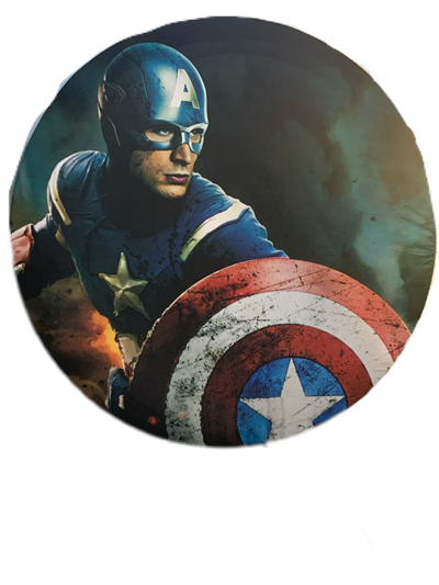 Painel Sublimado Capitão América - Pegue e Dekore