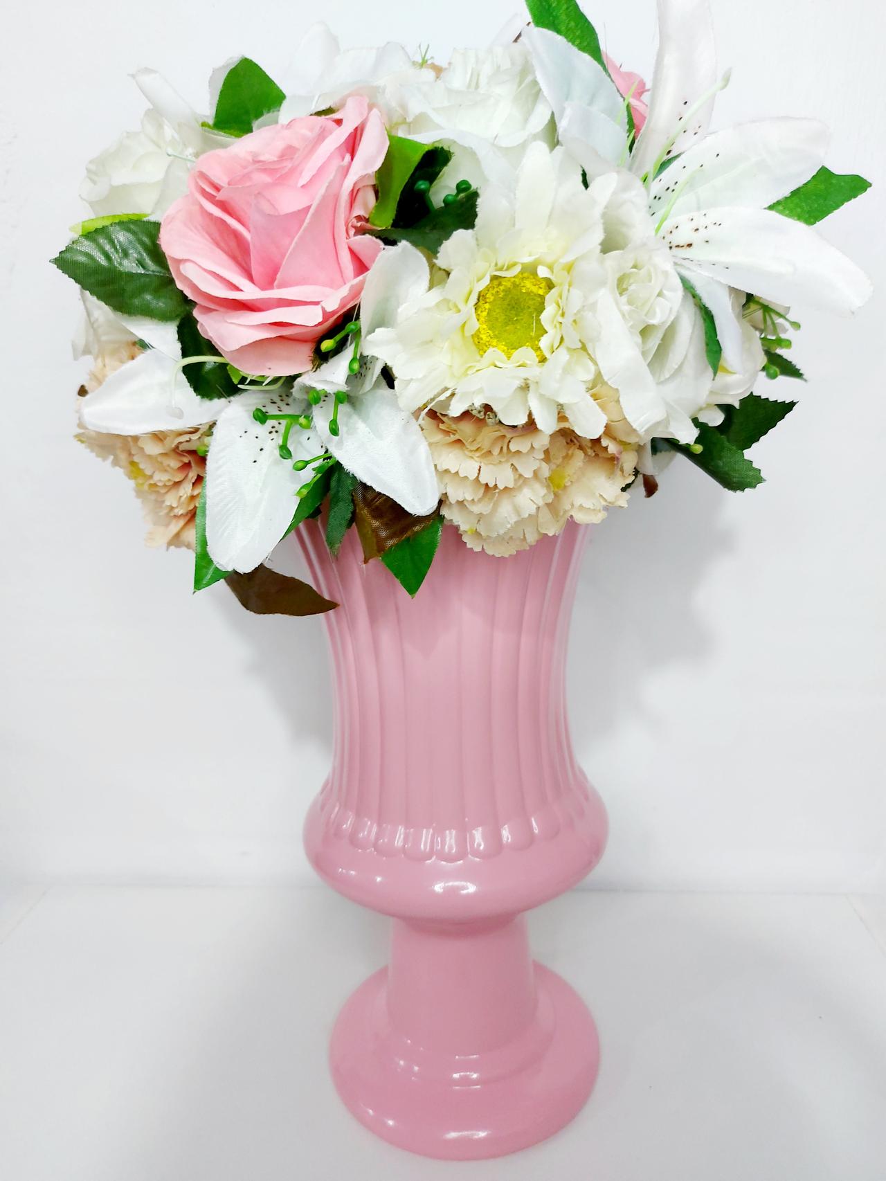 Vaso Charme G Rosa Bebê - Pegue e Dekore