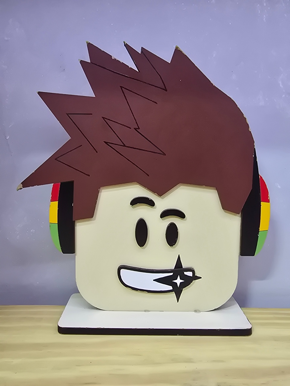 Display 3D Roblox Menino - Pegue e Dekore