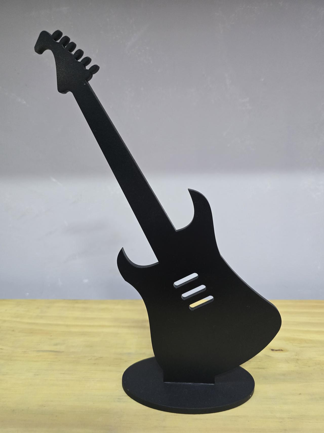 Display 3D Guitarra - Pegue e Dekore