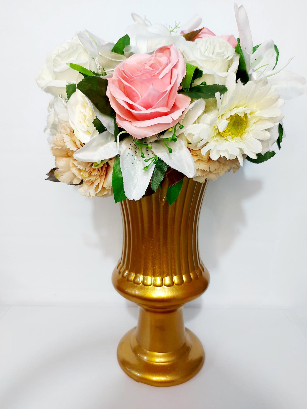Vaso Charme Dourado G - Pegue e Dekore