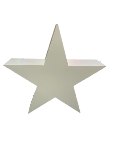 Estrela 3D de Chão P - Pegue e Dekore