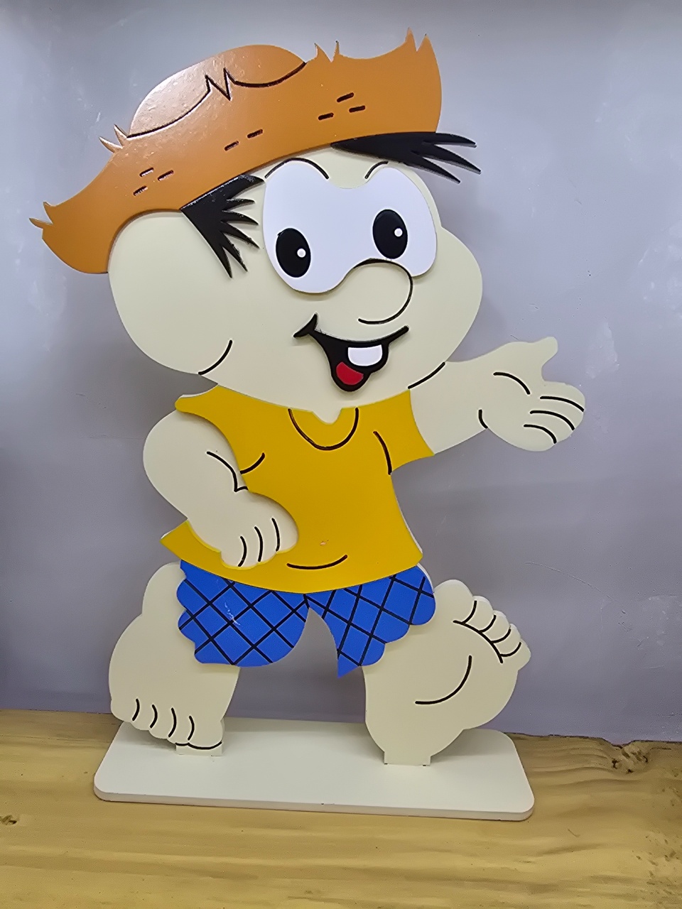 Display 3D Chico Bento  - Pegue e Dekore
