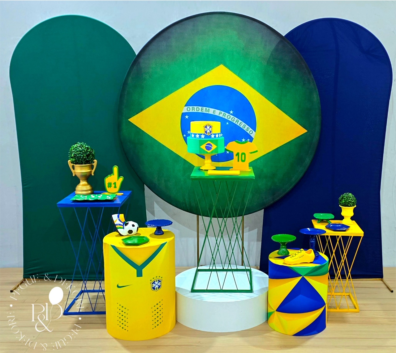 Kit Signature Copa Brasil - Coleção:futebol - Pegue e Dekore