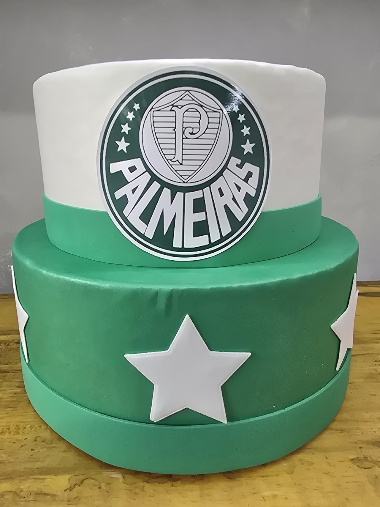 Bolo Fake Palmeiras - Pegue e Dekore