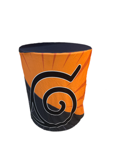 Capa de Cilindro Sublimada Naruto P - Pegue e Dekore