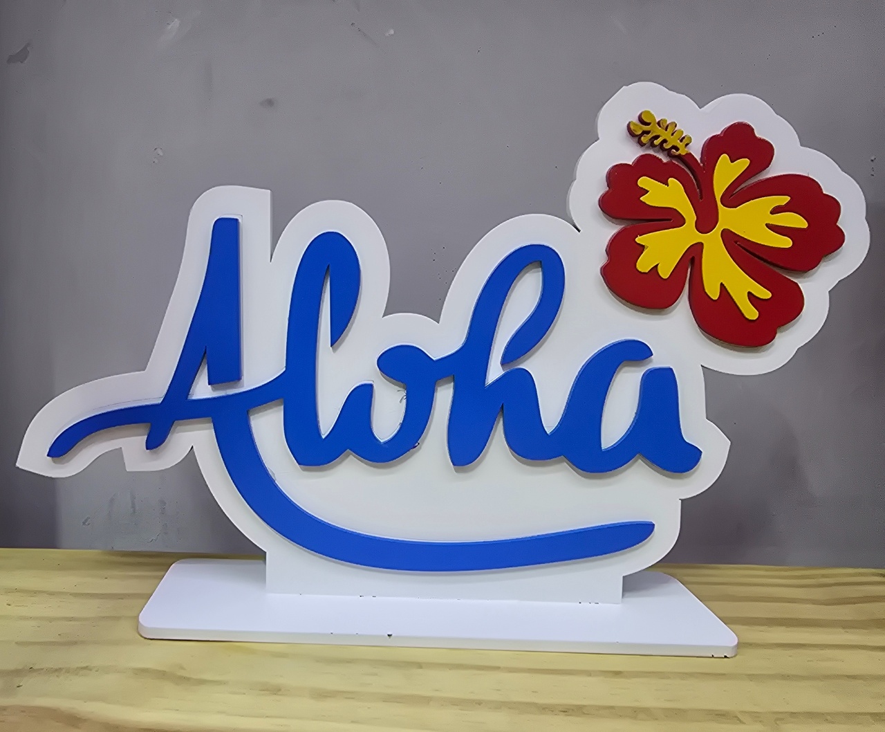 Display 3D Stitch Aloha - Pegue e Dekore