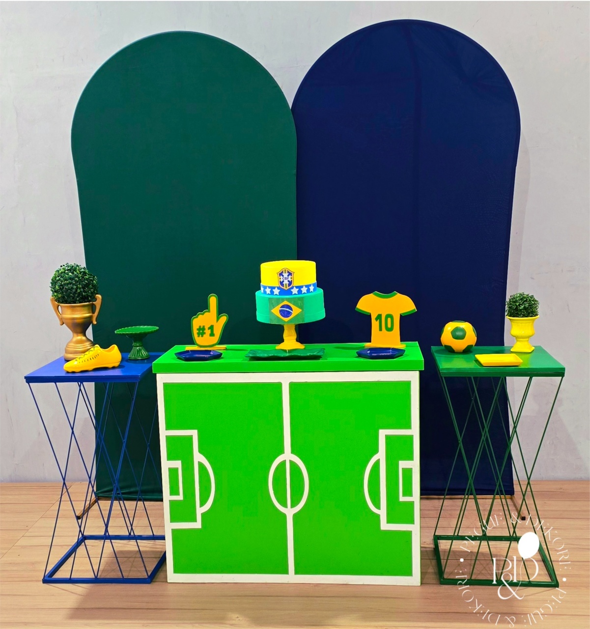 Kit Elegance Copa Brasil 7 - Coleção:futebol - Pegue e Dekore