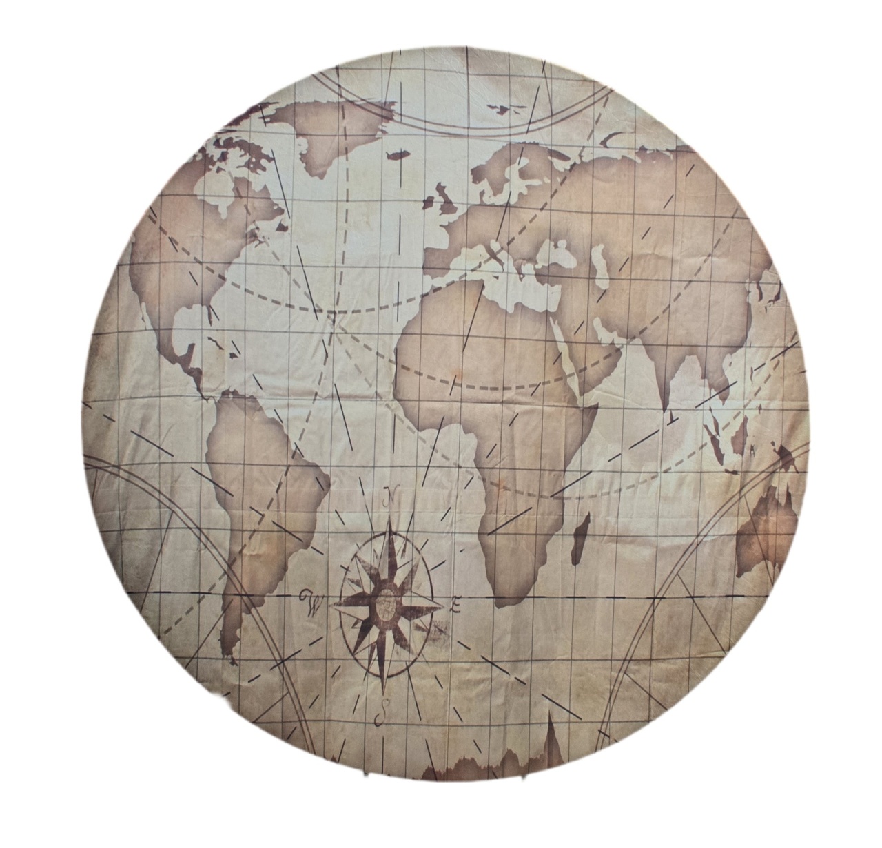 Painel Sublimado Mapa - Pegue e Dekore