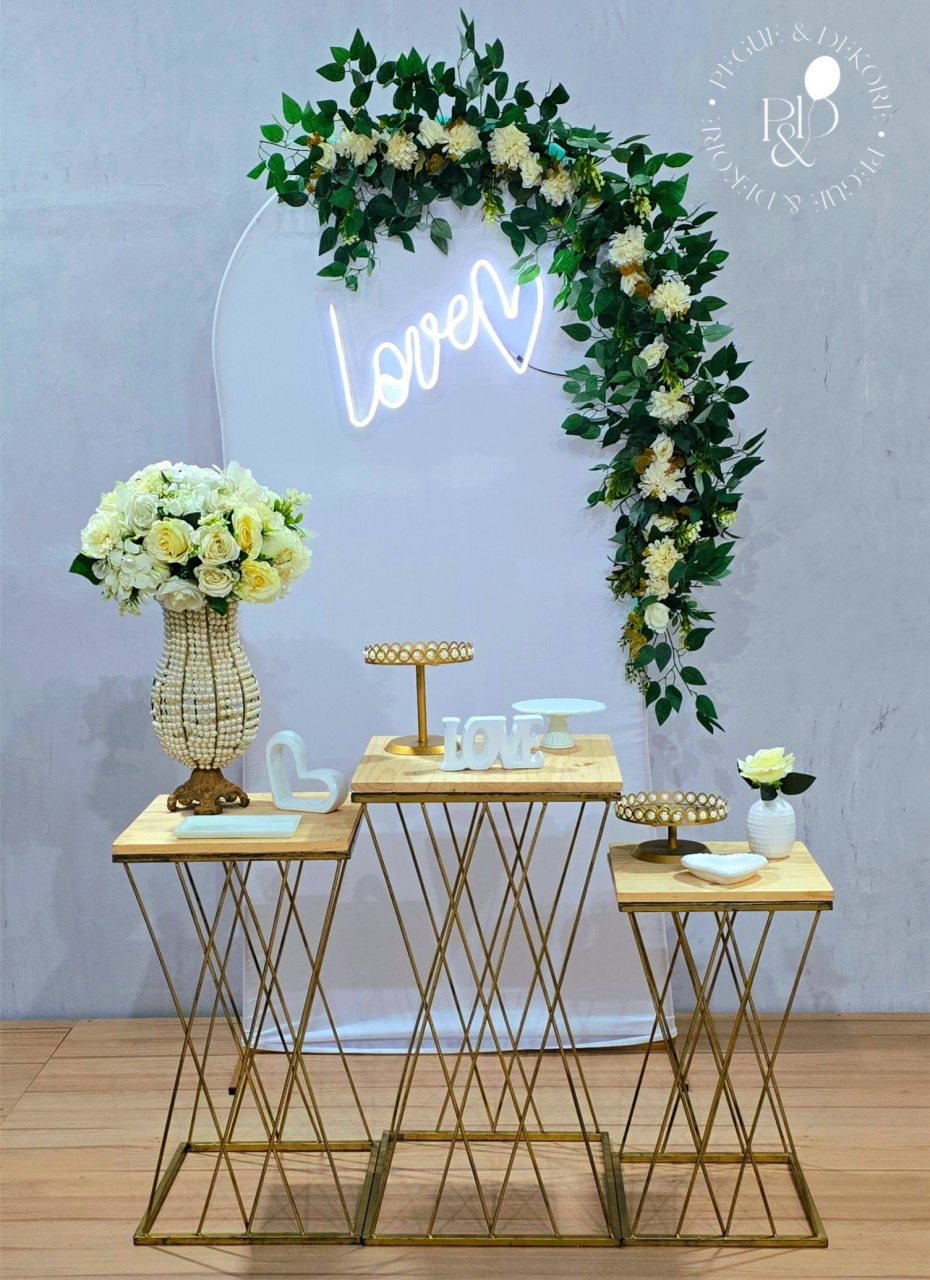 Kit Elegance Love Branco Coleção:amor - Pegue e Dekore
