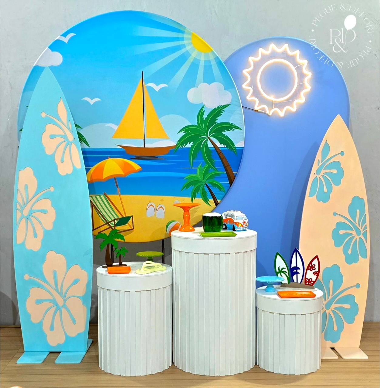 Kit Elegance Praia (K4735)- Coleção: Praia & Diversão - Pegue e Dekore