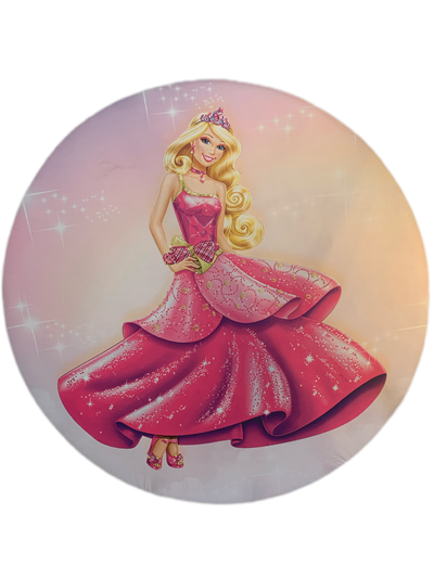 Painel Sublimado Barbie Vestido Mod.2 - Pegue e Dekore