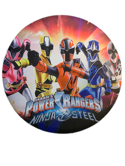 Painel Sublimado Power Ranger - Pegue e Dekore