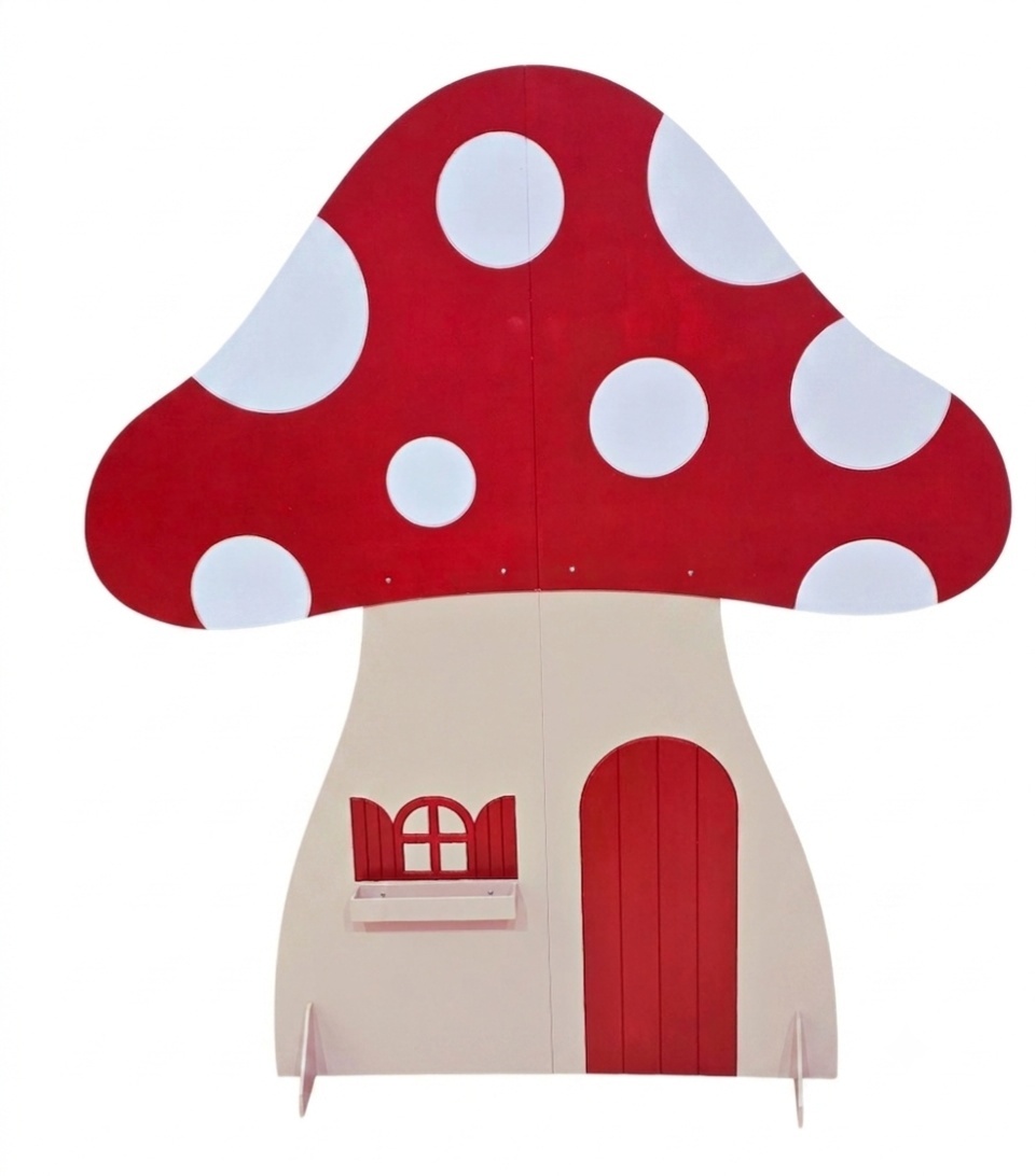 Painel Cogumelo Vermelho - Pegue e Dekore