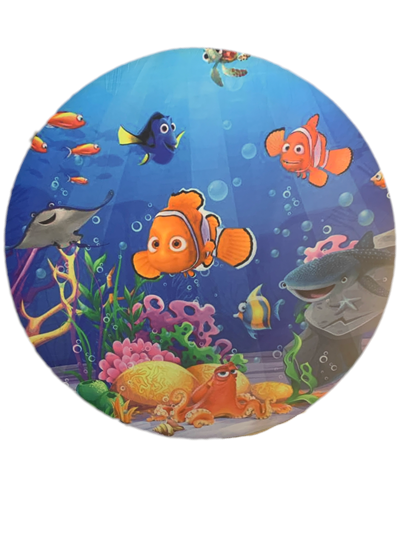 Painel Sublimado Procurando Nemo - Pegue e Dekore