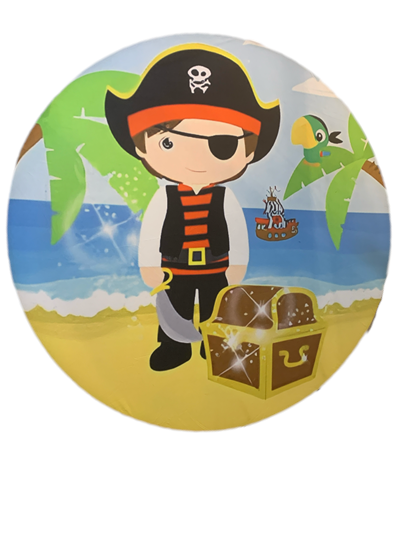 Painel Sublimado Piratas - Pegue e Dekore