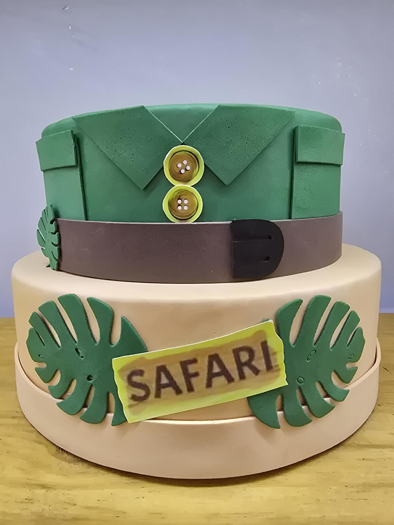 Bolo Fake Safari - Pegue e Dekore
