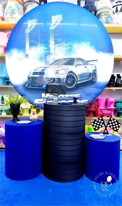 Kit Essencial Velozes E Furiosos -Coleção Carros  - Pegue e Dekore
