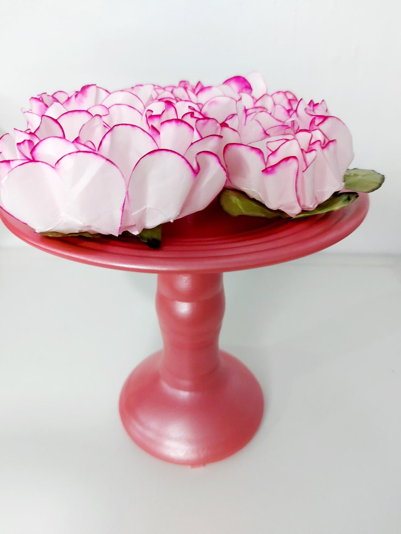 Boleira Romana P Alta Rosa Perolado - Pegue e Dekore