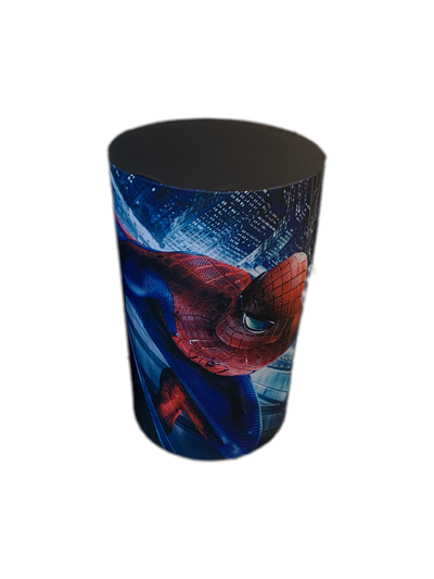 Capa de Cilindro Sublimada Homem Aranha G - Pegue e Dekore